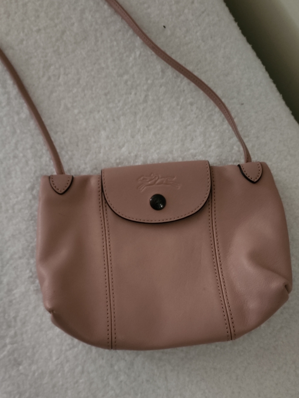 Longchamp Small Crossbody Bag in Dusty Rose